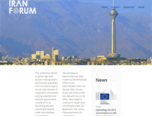 Tablet Screenshot of iranforum.com